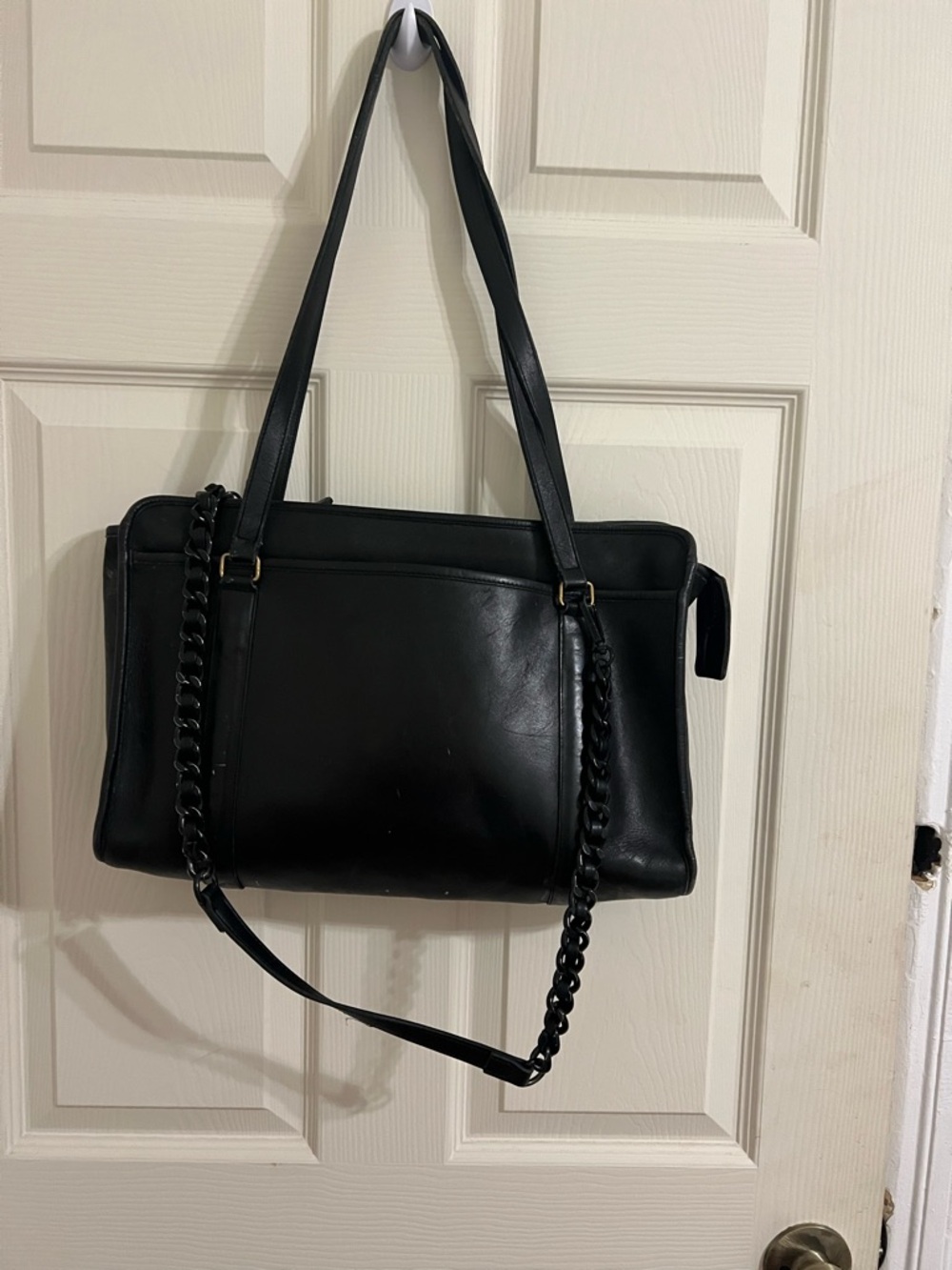 Vintage Coach Rare Leather Madison Briefcase Bag Made In USA 1980s